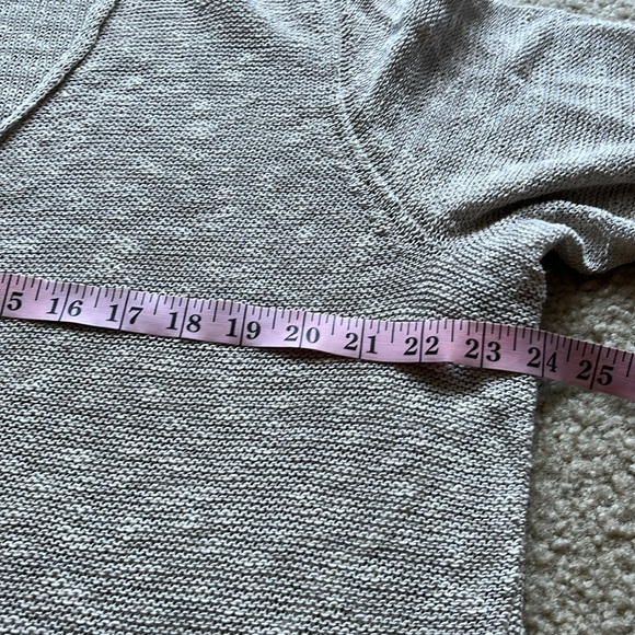 Coldwater Creek Women’s Linen Cotton V-Neck Coastal Sweater Tunic Plus Size 2X - Picture 10 of 13